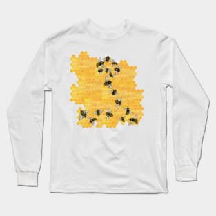 Pisces Honeybees Long Sleeve T-Shirt